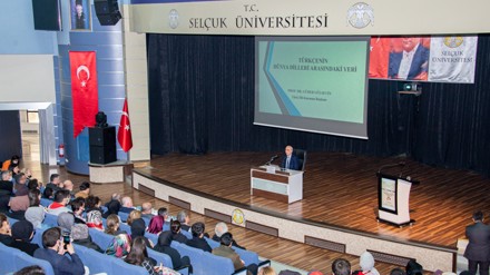 TDK Başkanı Prof. Dr. Gülsevin, Selçuk Üniversitesindeydi