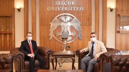 Türkmen Bakanı Maruf’tan Selçuk Üniversitesine ziyaret