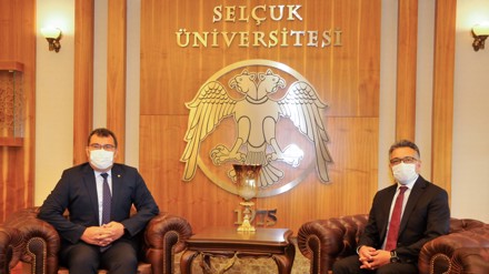 TÜBİTAK Başkanı Prof. Dr. Mandal, Selçuk Üniversitesini ziyaret etti
