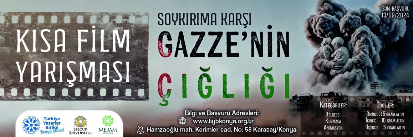 "Soykırıma Karşı Gazze'nin Çığlığı" temalı yarışma düzenlenecek