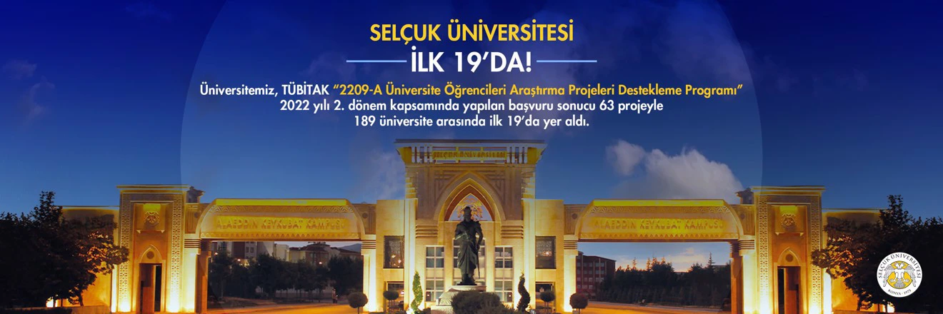 Selçuk University is in the Top 19